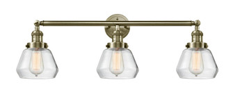 Fulton - 3 Light - 30 inch - Antique Brass - Bath Vanity Light (3442|205-AB-G172)