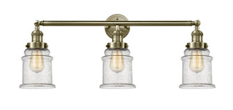 Canton - 3 Light - 30 inch - Antique Brass - Bath Vanity Light (3442|205-AB-G184-LED)