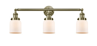 Bell - 3 Light - 30 inch - Antique Brass - Bath Vanity Light (3442|205-AB-G51)