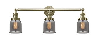 Bell - 3 Light - 30 inch - Antique Brass - Bath Vanity Light (3442|205-AB-G53)