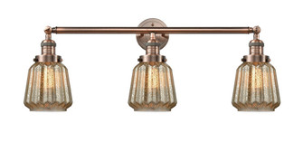 Chatham - 3 Light - 30 inch - Antique Copper - Bath Vanity Light (3442|205-AC-G146-LED)