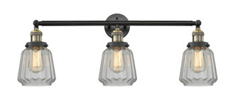Chatham - 3 Light - 30 inch - Black Antique Brass - Bath Vanity Light (3442|205-BAB-G142-LED)