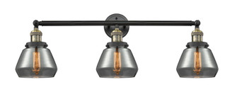 Fulton - 3 Light - 30 inch - Black Antique Brass - Bath Vanity Light (3442|205-BAB-G173)