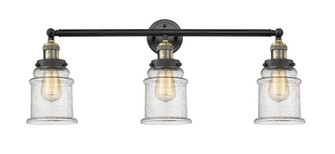 Canton - 3 Light - 30 inch - Black Antique Brass - Bath Vanity Light (3442|205-BAB-G184-LED)