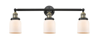 Bell - 3 Light - 30 inch - Black Antique Brass - Bath Vanity Light (3442|205-BAB-G51)