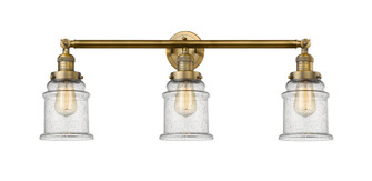 Canton - 3 Light - 30 inch - Brushed Brass - Bath Vanity Light (3442|205-BB-G184-LED)