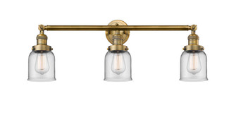 Bell - 3 Light - 30 inch - Brushed Brass - Bath Vanity Light (3442|205-BB-G52-LED)