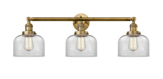 Bell - 3 Light - 32 inch - Brushed Brass - Bath Vanity Light (3442|205-BB-G72-LED)