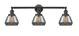 Fulton - 3 Light - 30 inch - Matte Black - Bath Vanity Light (3442|205-BK-G173-LED)