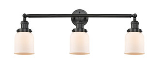 Bell - 3 Light - 30 inch - Matte Black - Bath Vanity Light (3442|205-BK-G51-LED)