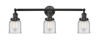 Bell - 3 Light - 30 inch - Matte Black - Bath Vanity Light (3442|205-BK-G52)