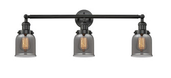Bell - 3 Light - 30 inch - Matte Black - Bath Vanity Light (3442|205-BK-G53)