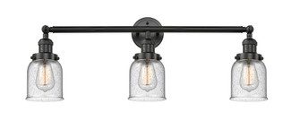 Bell - 3 Light - 30 inch - Matte Black - Bath Vanity Light (3442|205-BK-G54-LED)