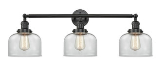 Bell - 3 Light - 32 inch - Matte Black - Bath Vanity Light (3442|205-BK-G72-LED)