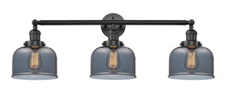 Bell - 3 Light - 32 inch - Matte Black - Bath Vanity Light (3442|205-BK-G73)