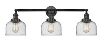 Bell - 3 Light - 32 inch - Matte Black - Bath Vanity Light (3442|205-BK-G74)