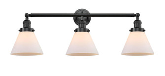 Cone - 3 Light - 32 inch - Oil Rubbed Bronze - Bath Vanity Light (3442|205-OB-G41-LED)