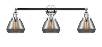 Fulton - 3 Light - 30 inch - Polished Chrome - Bath Vanity Light (3442|205-PC-G173-LED)