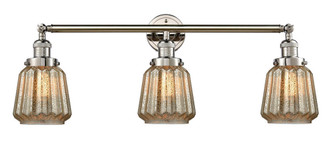 Chatham - 3 Light - 30 inch - Polished Nickel - Bath Vanity Light (3442|205-PN-G146-LED)