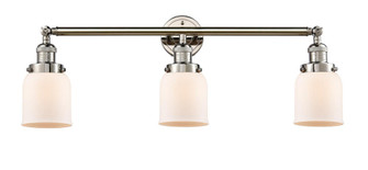 Bell - 3 Light - 30 inch - Polished Nickel - Bath Vanity Light (3442|205-PN-G51-LED)