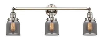Bell - 3 Light - 30 inch - Polished Nickel - Bath Vanity Light (3442|205-PN-G53-LED)