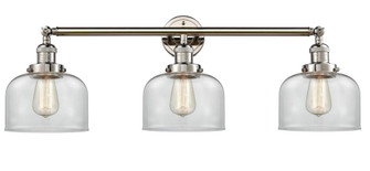 Bell - 3 Light - 32 inch - Polished Nickel - Bath Vanity Light (3442|205-PN-G72-LED)