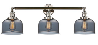 Bell - 3 Light - 32 inch - Polished Nickel - Bath Vanity Light (3442|205-PN-G73-LED)