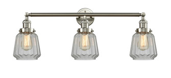 Chatham - 3 Light - 30 inch - Brushed Satin Nickel - Bath Vanity Light (3442|205-SN-G142-LED)
