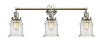 Canton - 3 Light - 30 inch - Brushed Satin Nickel - Bath Vanity Light (3442|205-SN-G184-LED)