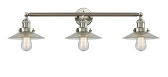 Halophane - 3 Light - 33 inch - Brushed Satin Nickel - Bath Vanity Light (3442|205-SN-G2-LED)