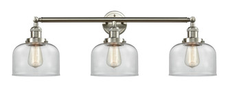 Bell - 3 Light - 32 inch - Brushed Satin Nickel - Bath Vanity Light (3442|205-SN-G72-LED)