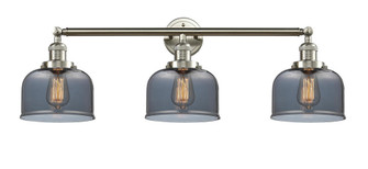 Bell - 3 Light - 32 inch - Brushed Satin Nickel - Bath Vanity Light (3442|205-SN-G73-LED)
