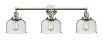 Bell - 3 Light - 32 inch - Brushed Satin Nickel - Bath Vanity Light (3442|205-SN-G74-LED)