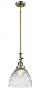 Seneca Falls - 1 Light - 10 inch - Antique Brass - Stem Hung - Adjustable Mini Pendant (3442|206-AB-G222)