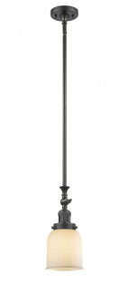 Bell - 1 Light - 5 inch - Oil Rubbed Bronze - Stem Hung - Adjustable Mini Pendant (3442|206-OB-G51-LED)