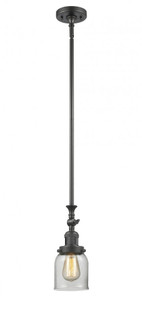 Bell - 1 Light - 5 inch - Oil Rubbed Bronze - Stem Hung - Adjustable Mini Pendant (3442|206-OB-G52-LED)