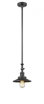 Railroad - 1 Light - 8 inch - Oil Rubbed Bronze - Stem Hung - Adjustable Mini Pendant (3442|206-OB-M5-LED)