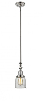 Bell - 1 Light - 5 inch - Polished Nickel - Stem Hung - Mini Pendant (3442|206-PN-G52-LED)