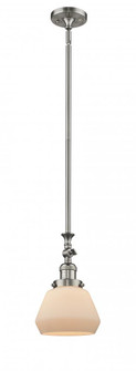 Fulton - 1 Light - 7 inch - Brushed Satin Nickel - Stem Hung - Adjustable Mini Pendant (3442|206-SN-G171-LED)