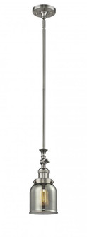 Bell - 1 Light - 5 inch - Brushed Satin Nickel - Stem Hung - Mini Pendant (3442|206-SN-G53-LED)