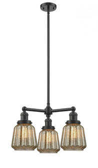 Chatham - 3 Light - 24 inch - Oil Rubbed Bronze - Stem Hung - Chandelier (3442|207-OB-G146-LED)
