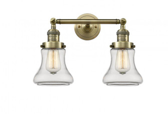 Bellmont - 2 Light - 17 inch - Antique Brass - Adjustable Bath Vanity Light (3442|208-AB-G192-LED)