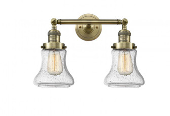 Bellmont - 2 Light - 17 inch - Antique Brass - Adjustable Bath Vanity Light (3442|208-AB-G194-LED)