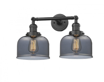 Bell - 2 Light - 19 inch - Oil Rubbed Bronze - Adjustable Bath Vanity Light (3442|208-OB-G73-LED)
