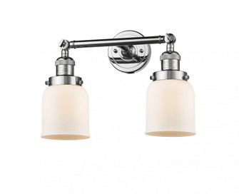 Bell - 2 Light - 16 inch - Polished Chrome - Adjustable Bath Vanity Light (3442|208-PC-G51-LED)