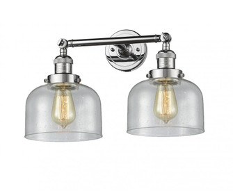 Bell - 2 Light - 19 inch - Polished Chrome - Adjustable Bath Vanity Light (3442|208-PC-G74-LED)