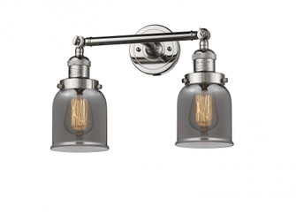 Bell - 2 Light - 16 inch - Polished Nickel - Adjustable Bath Vanity Light (3442|208-PN-G53-LED)