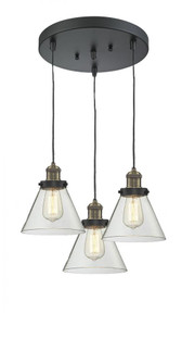Large Cone 3 Light Multi-Pendant (3442|211/3-BAB-G42)