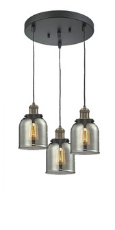 Small Bell 3 Light Multi-Pendant (3442|211/3-BAB-G53)