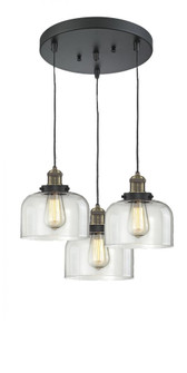 Large Bell 3 Light Multi-Pendant (3442|211/3-BAB-G72)